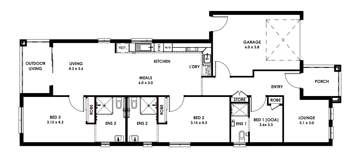 Stunning Accessible SDA Home in Clyde — Floorplan 1