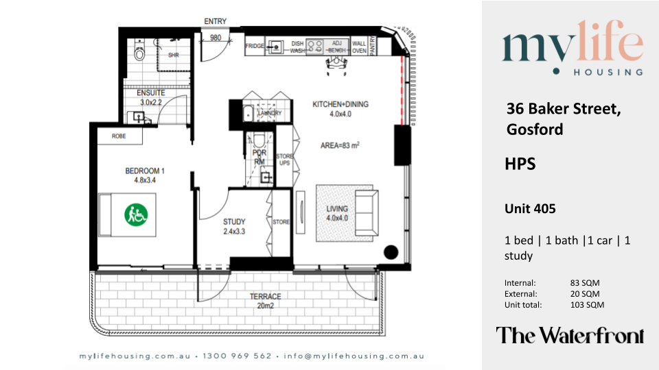 Luxury SDA Apartments In Gosford — Floorplan 4
