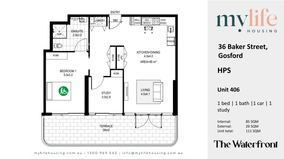 Luxury SDA Apartments In Gosford — Floorplan 5