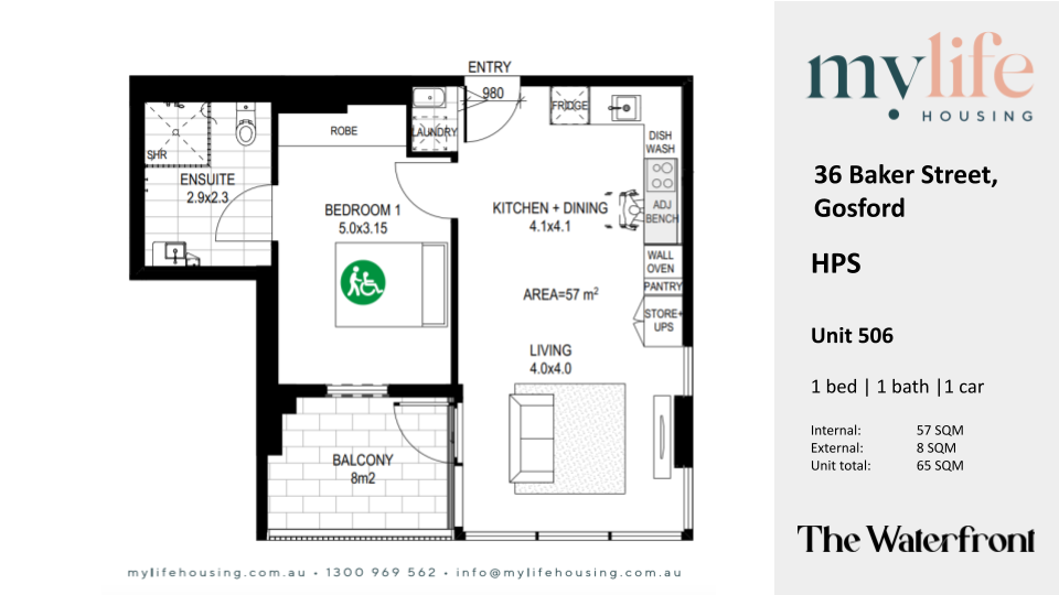 Luxury SDA Apartments In Gosford — Floorplan 6