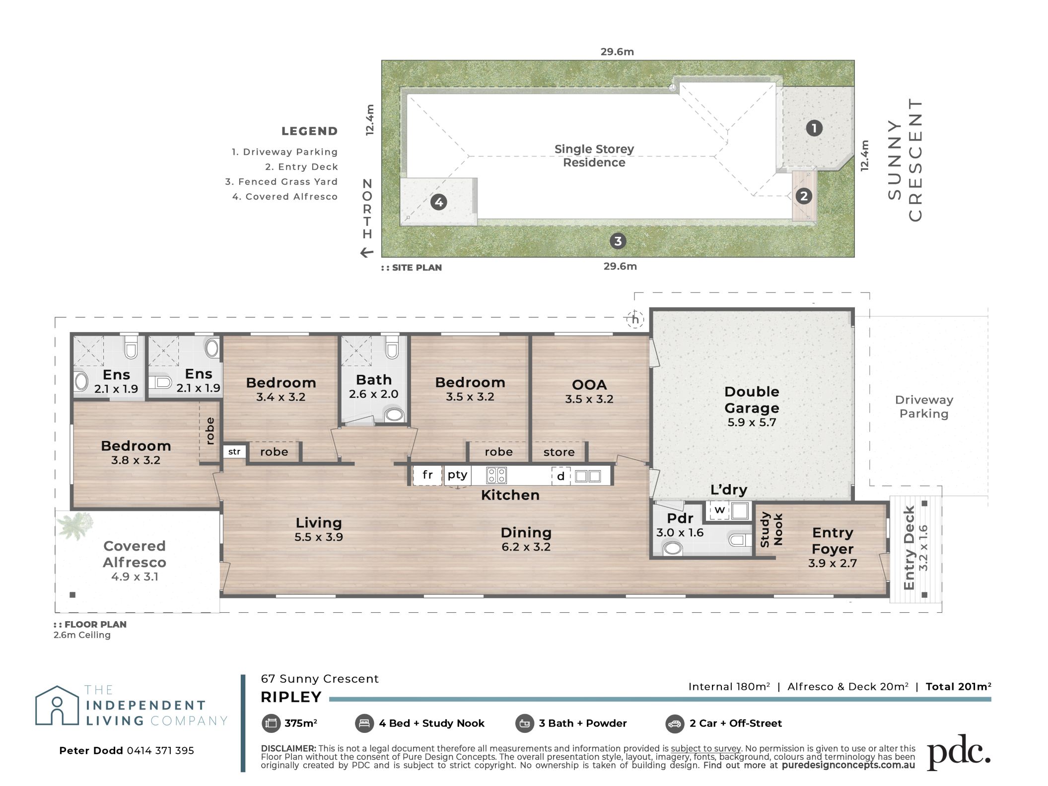 Robust Build SDA Property at 67 Sunny Crescent, Ripley — Floorplan 1