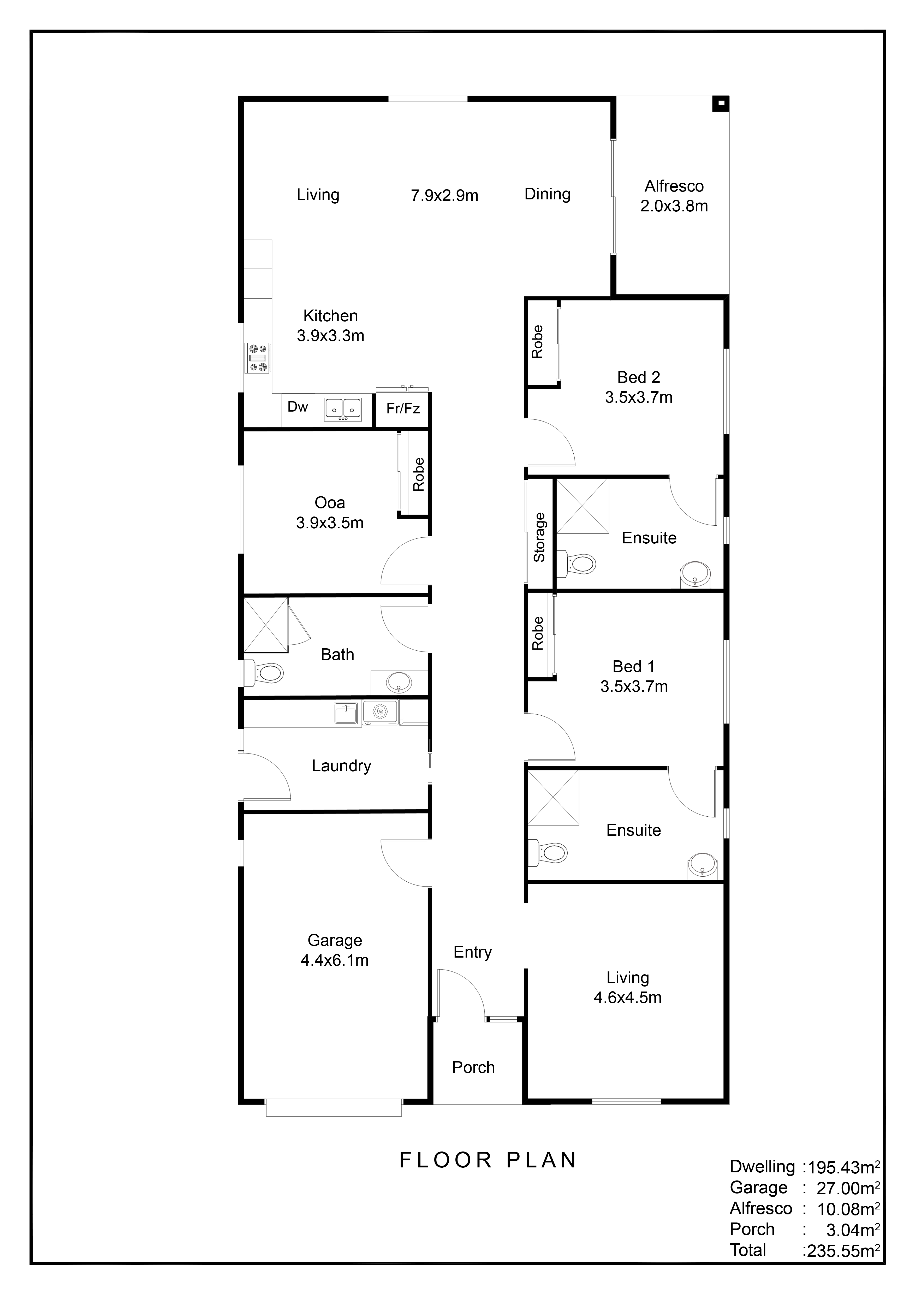 Mildura (Bounty Crescent) — Floorplan 1