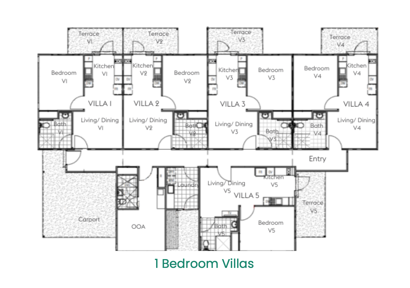 Leichhardt - 1 Resident Villas — Floorplan 1
