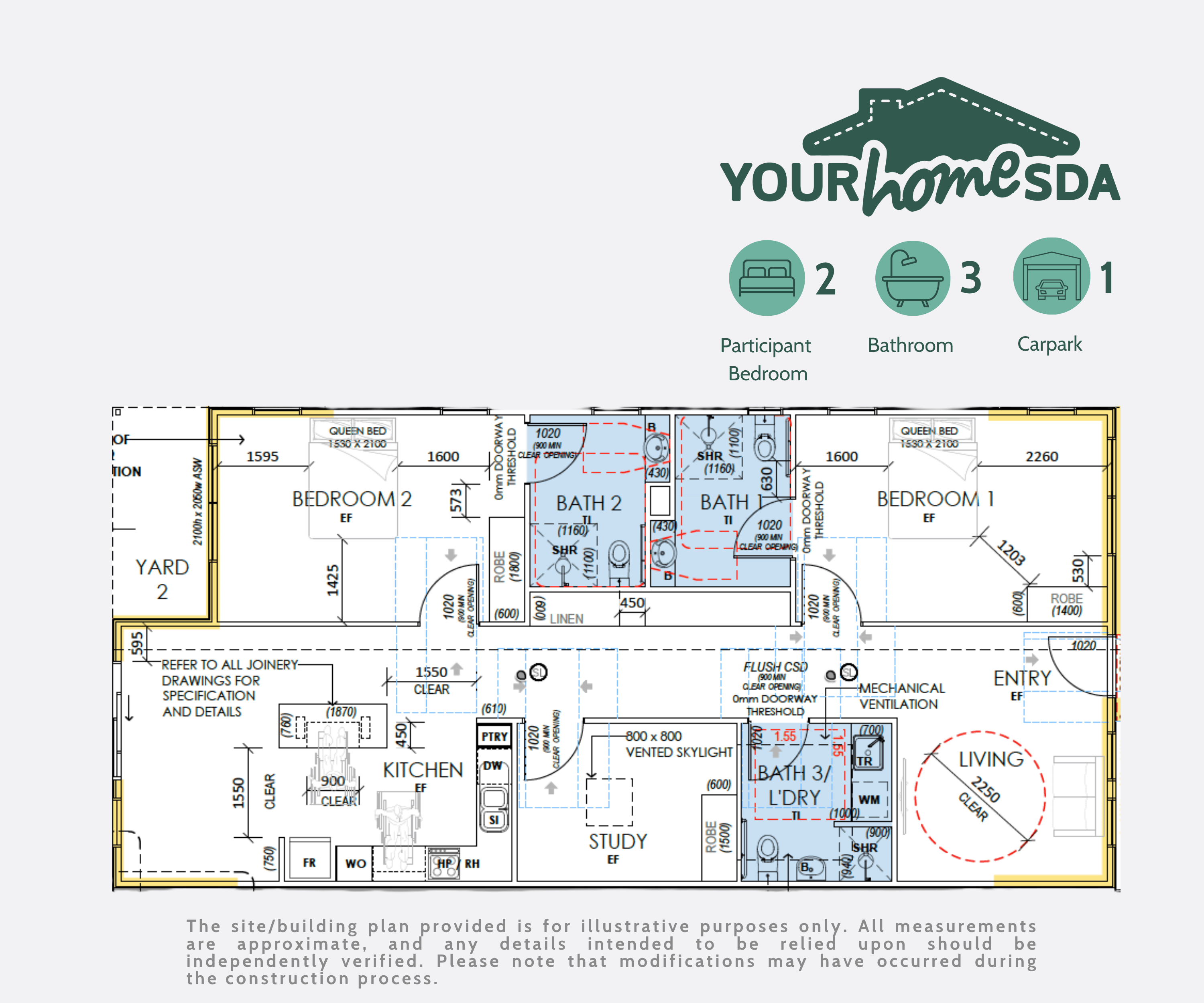 HPS Living in Renmark — Floorplan 1
