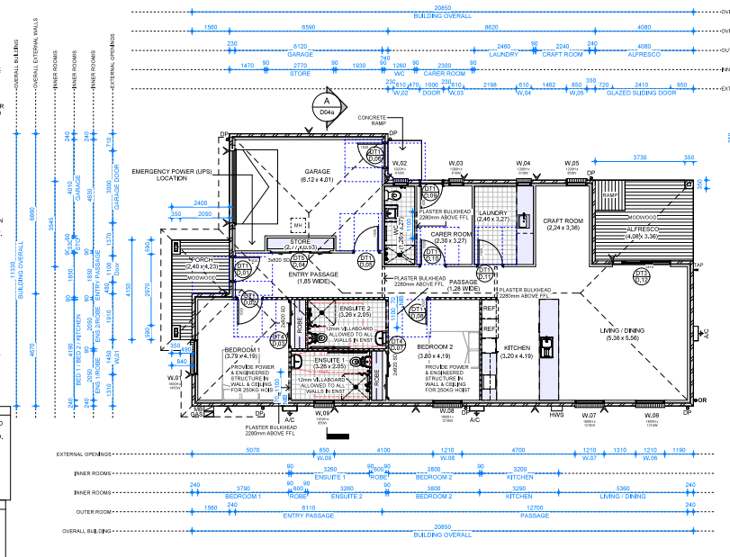 SDA HPS 2 Bedroom House plus OOA Manor Lakes, Vic  132 — Floorplan 1