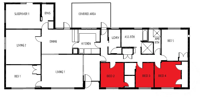 Quiet cul-de-sac living in Delacombe — Floorplan 1