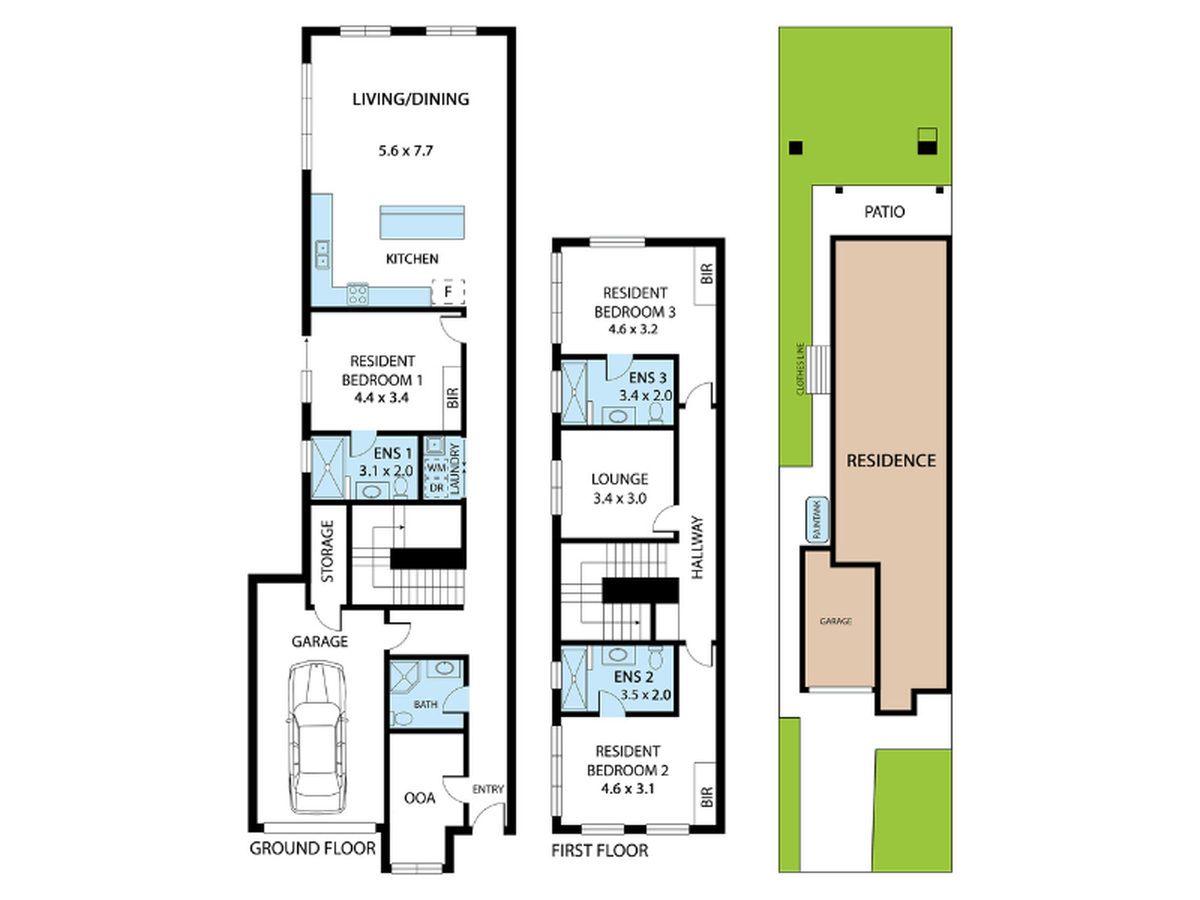 Modern 3 bedroom Improved Livability SDA - Ready for occupancy now! — Floorplan 1