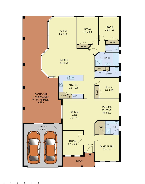 Supported Independent Living (SIL) / Medium Term / Short Term Respite — Floorplan 1