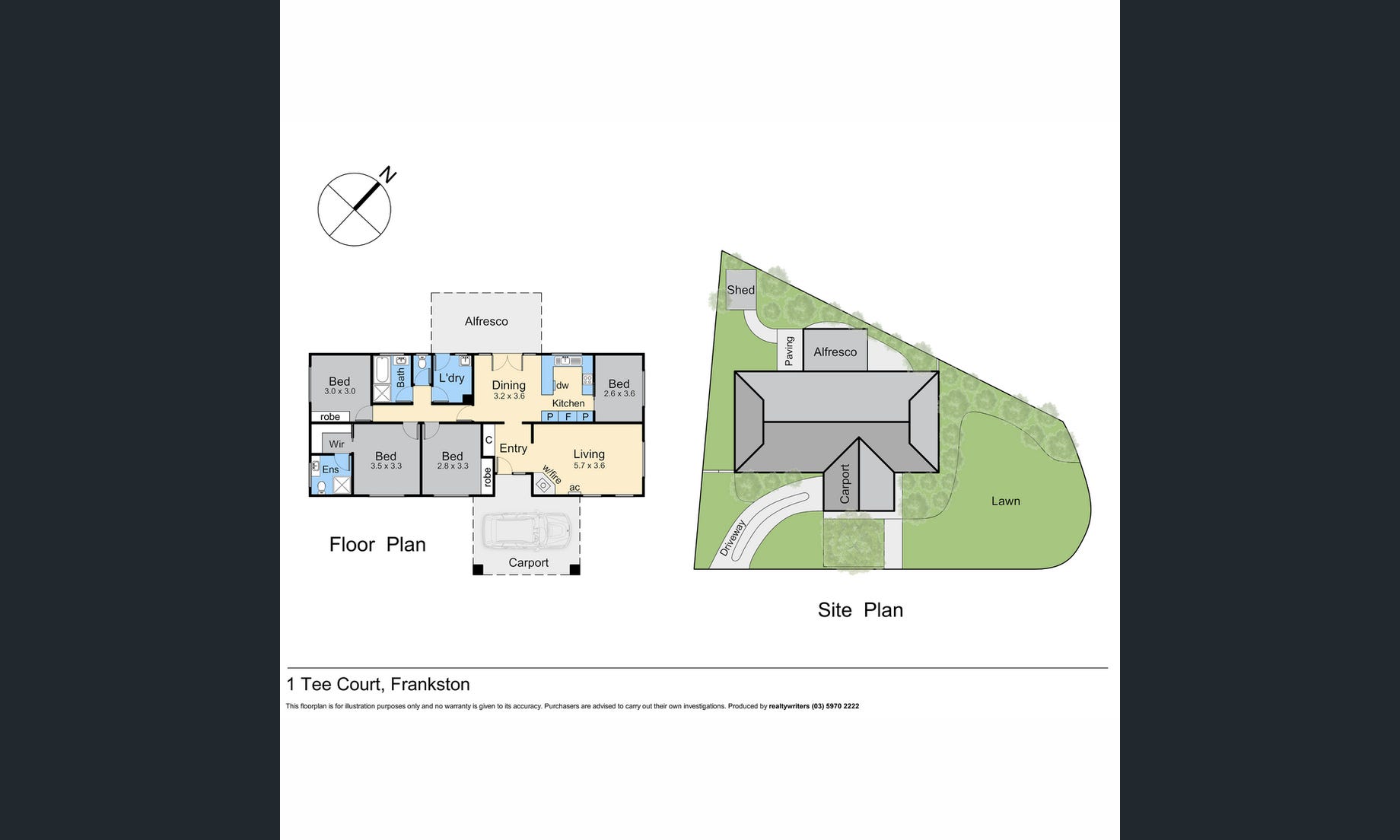 1 Tee Court, Frankston, Vic 3199 — Floorplan 1