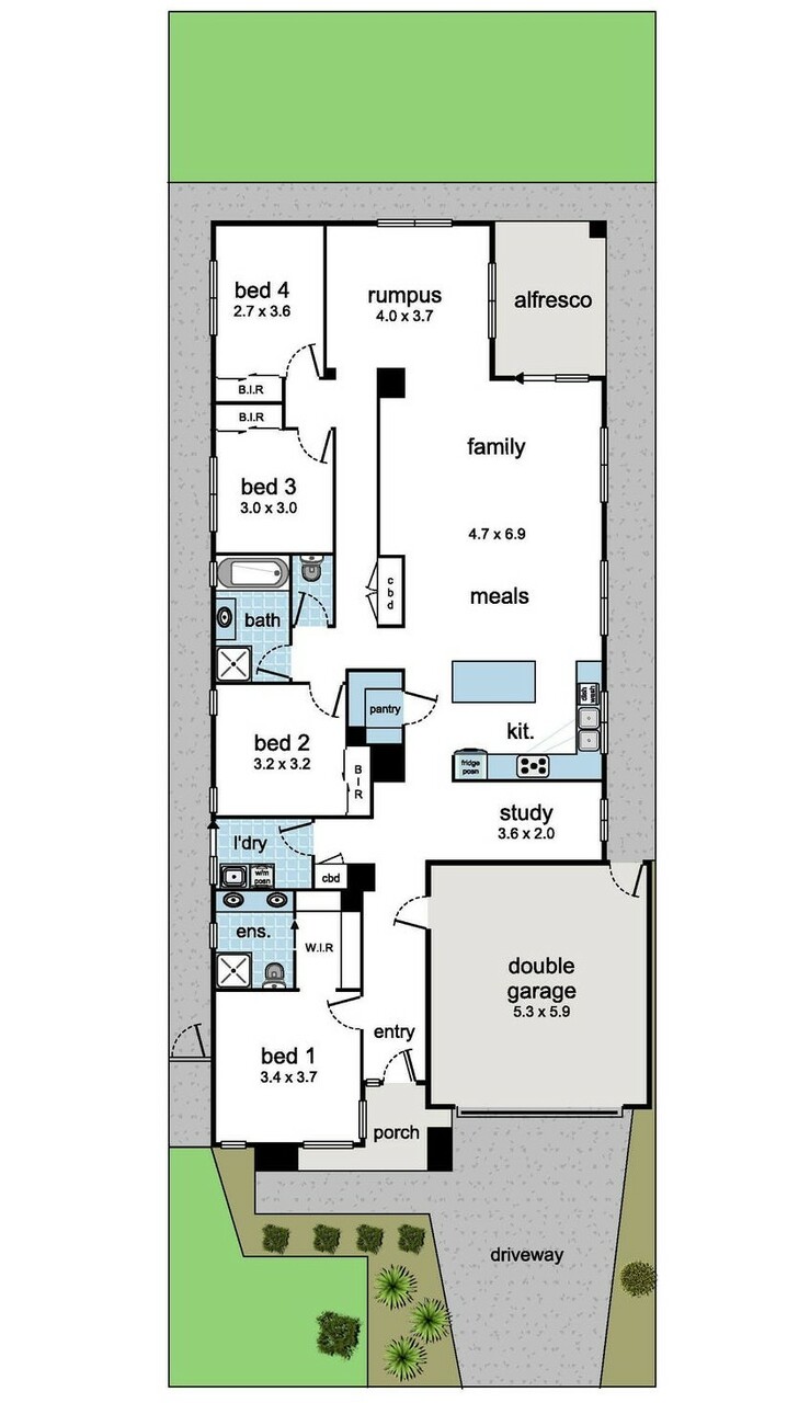Peaceful, Accessible and Supportive SIL Home in Chirnside Park — Floorplan 1