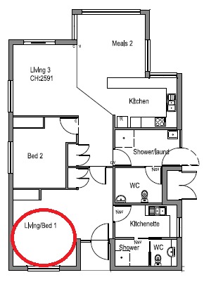 One vacancy in a brick veneer Unit in the leafy suburb of Thomson — Floorplan 1