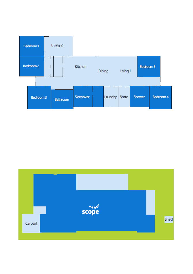 Supported Independent living in Colac. — Floorplan 1