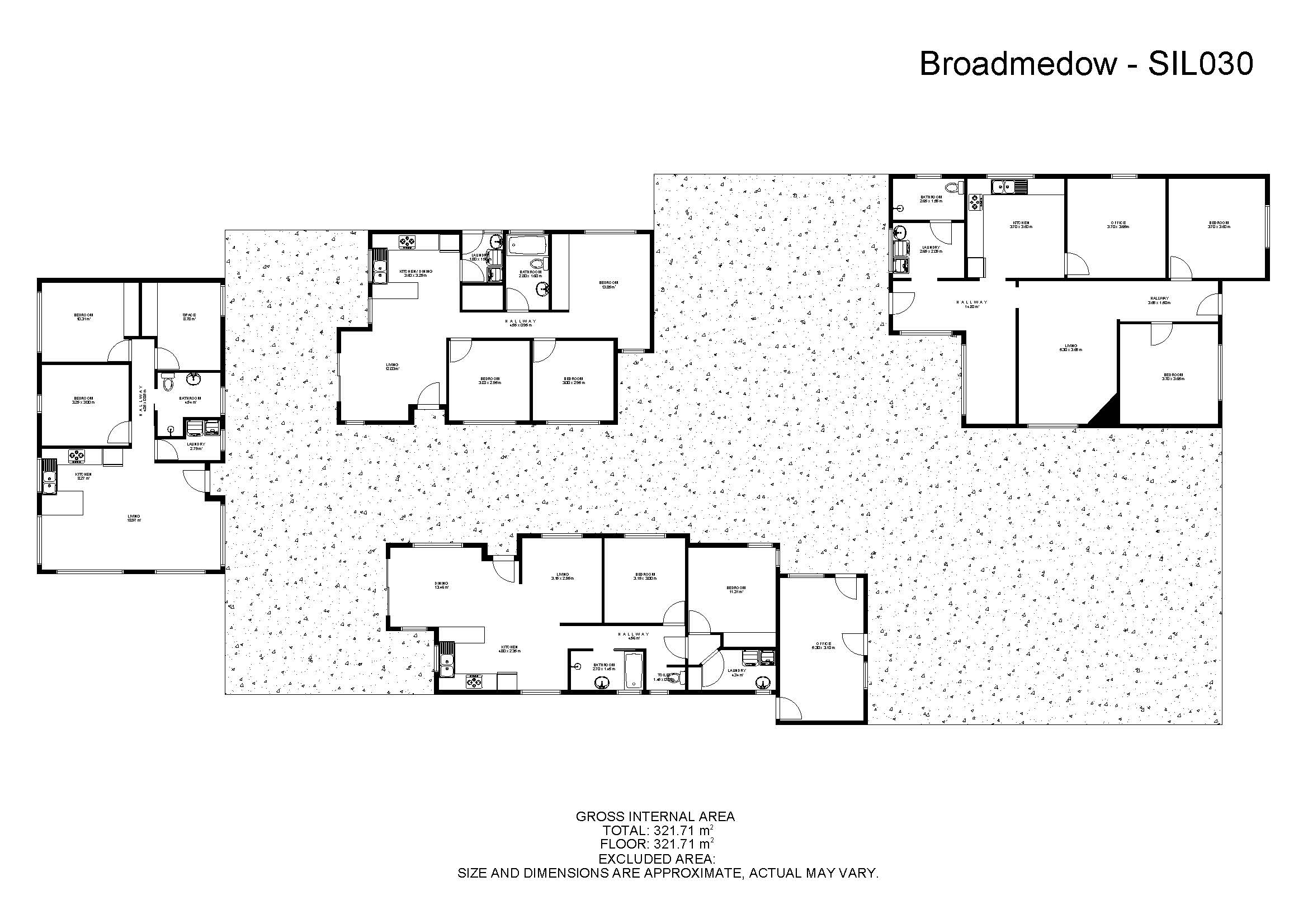 Spacious self-contained units in Broadmeadow, Newcastle — Floorplan 1