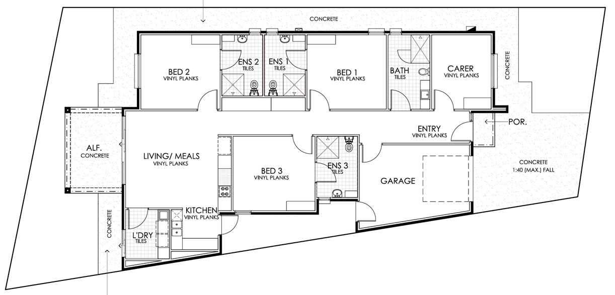 SDA Vacancy - Live Independently in Salisbury North, SA! — Floorplan 1