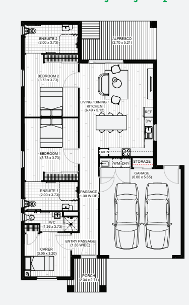 Modern HPS SDA Home in Wollert Spacious, Accessible & Ready to Move In — Floorplan 1