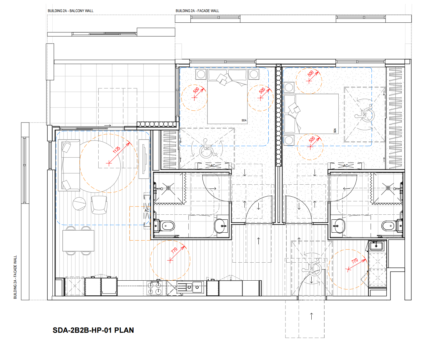 Stunning brand new SDA in Port Melbourne - expected Nov 2026 — Floorplan 1