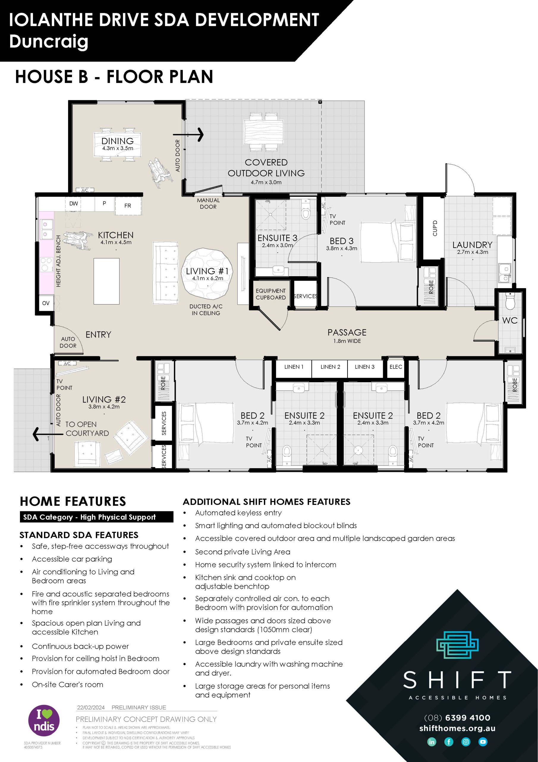 Iolanthe Drive Duncraig SDA House B — Floorplan 2
