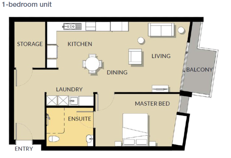 Accessible, Elegant Living with Stunning Views — Floorplan 1