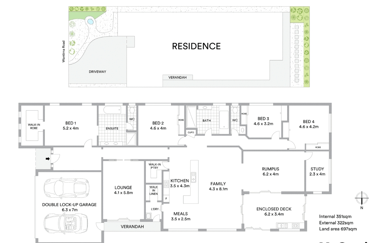 Modern and Inviting SIL Home in Ringwood — Floorplan 1