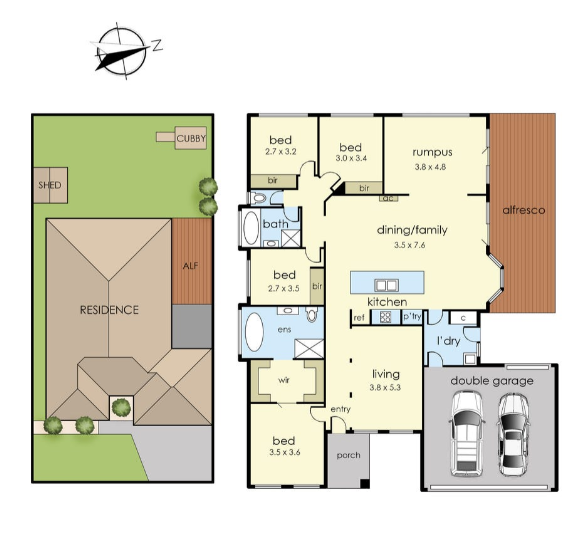 Skye Living — Floorplan 1