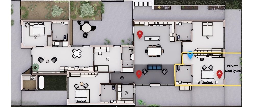 Under Construction - 3 Bedroom Villa — Floorplan 1