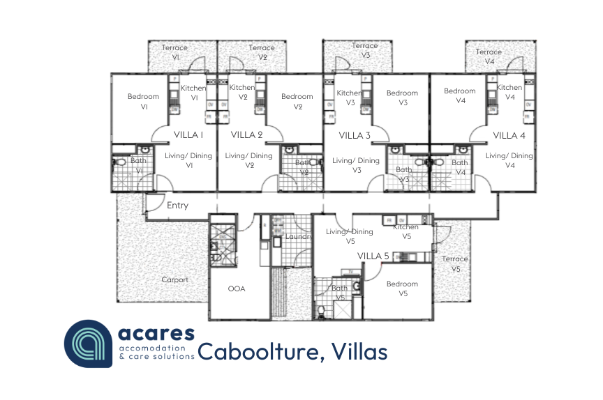 Specialist Disability Accommodation in Caboolture, Villas — Floorplan 1