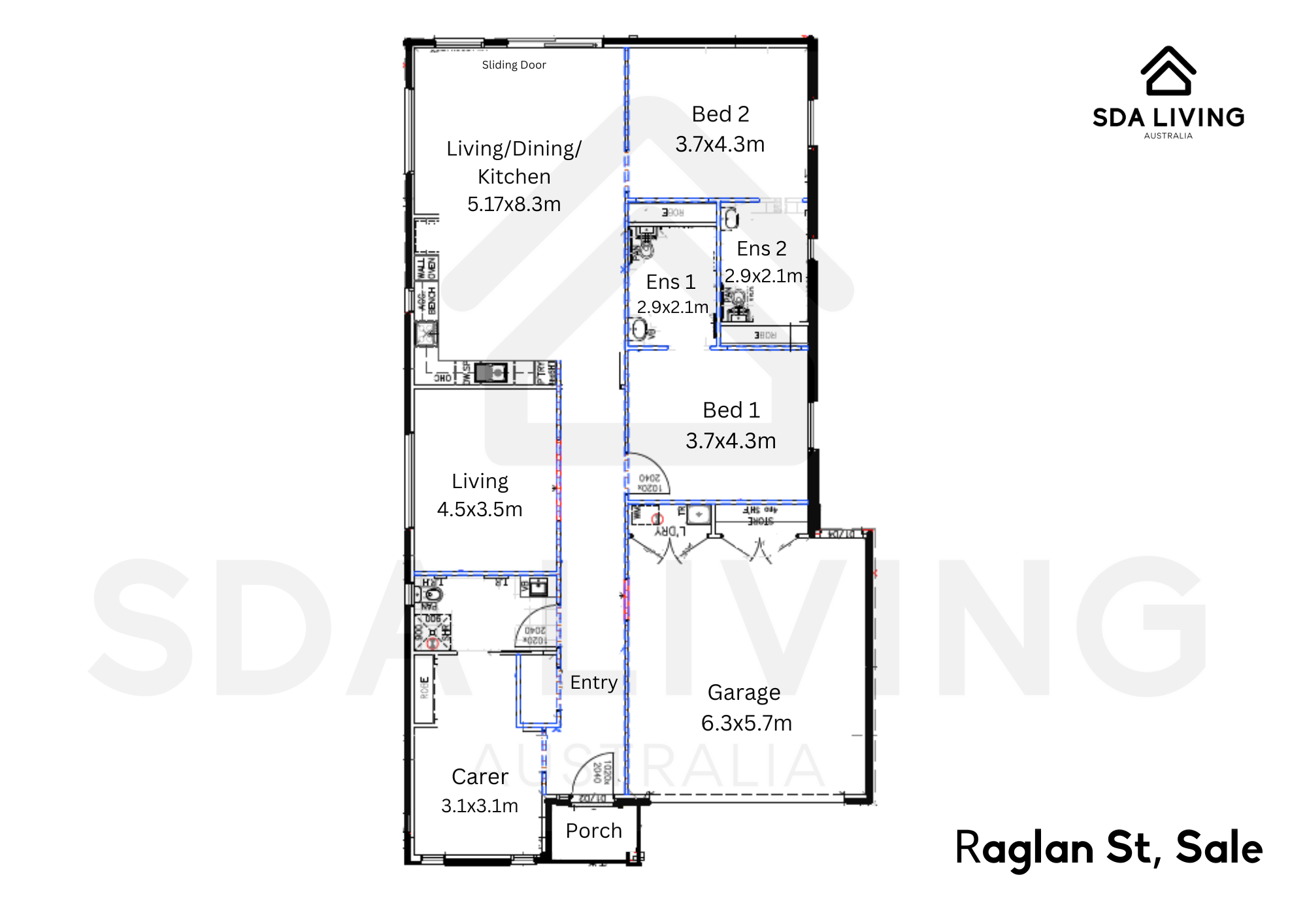 Full flexibility in the heart of Sale- SDA designed with you in mind! — Floorplan 1