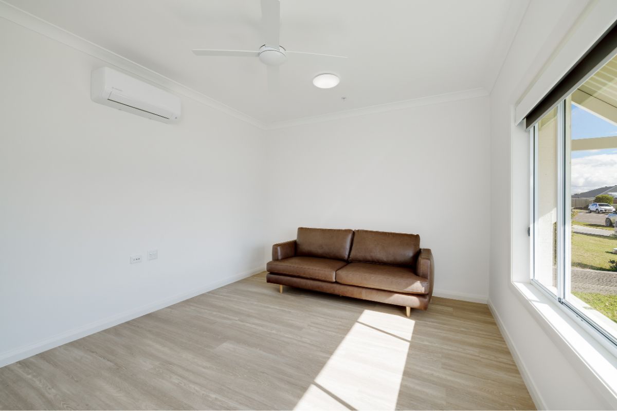 Brand new 3-bedroom High Physical Support home in Wyee, featuring open-plan living, media room, and private outdoor space — Home image 2