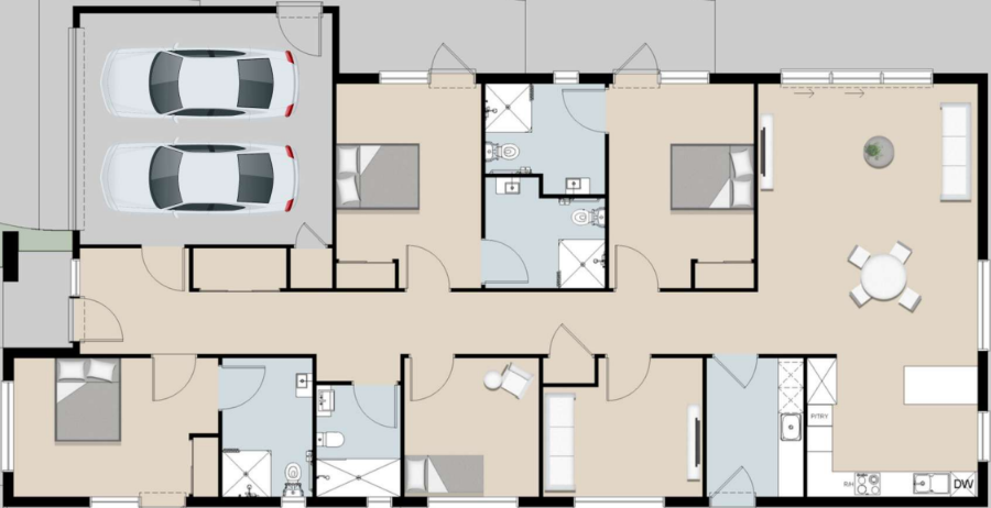 Modern SDA Homes in Bayswater – Designed for Accessibility and Independence — Floorplan 1