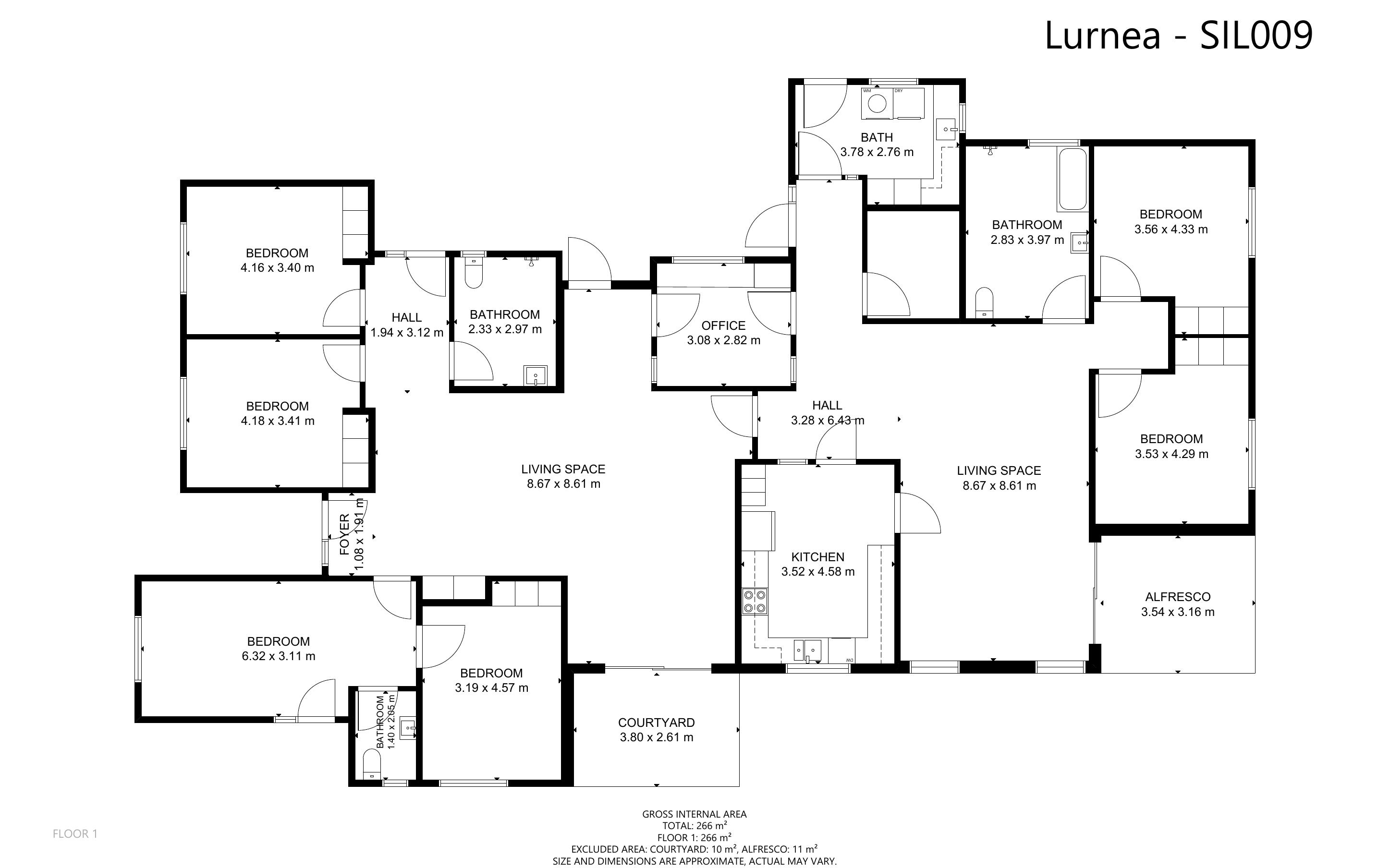 Lurnea: Stunning house — Floorplan 1