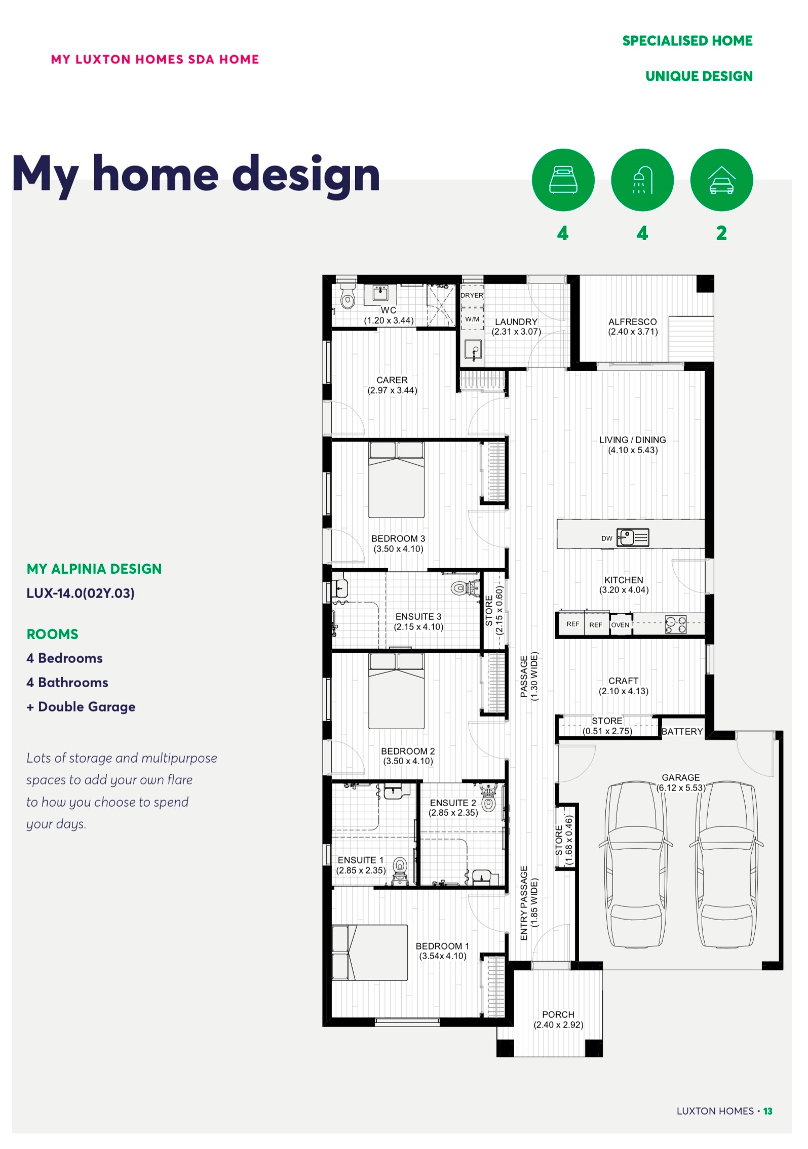 Weir Views 3+1 Fully Certified for all SDA Categories — Home image 3