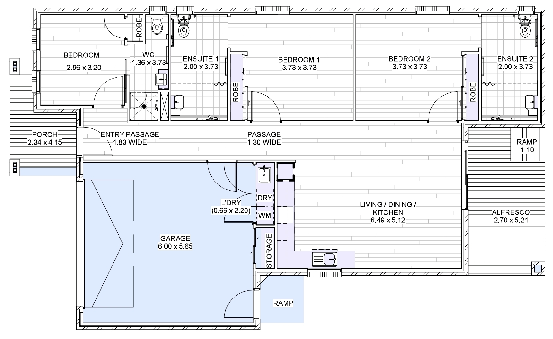 GYMEA ST MOUNT DUNEED - HIGH PHYSICAL SUPPORT SDA HOME — Floorplan 1