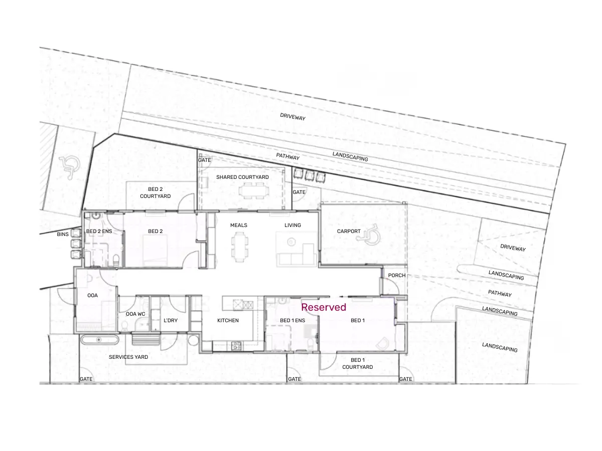 Bundoora 14A | HPS 2-Residents — Floorplan 1