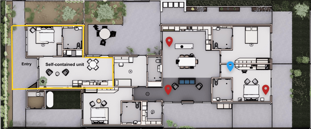 Under Construction - 1 Bedroom Villa — Floorplan 1