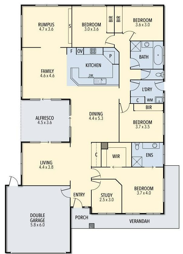 Holistic Futures - Supported Independent Living - Supported Accommodation — Floorplan 1