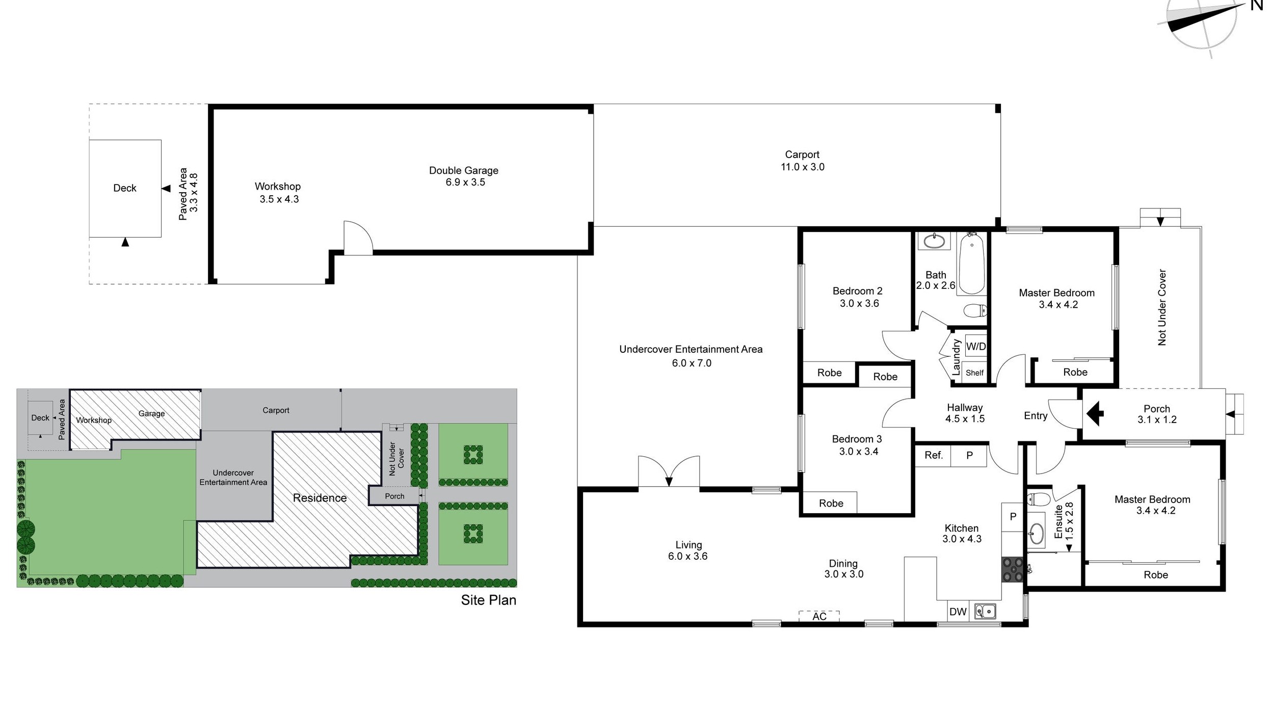 Prime Location SIL Home in Malvern - MTA Available! — Floorplan 1