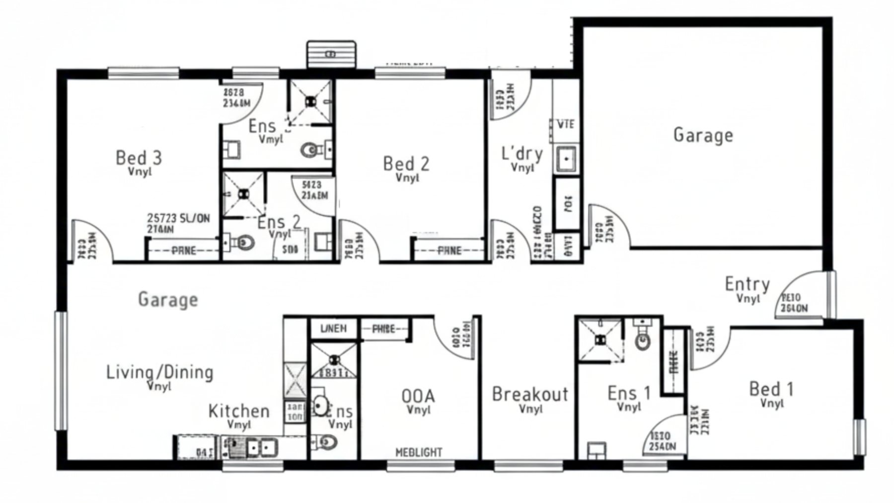 SDA HPS 2 Bedroom House plus OOA Clyde North, Vic  192 — Floorplan 1