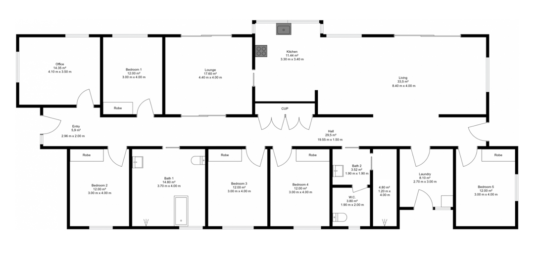 Shared Supported living in Beautiful Bayswater — Floorplan 1