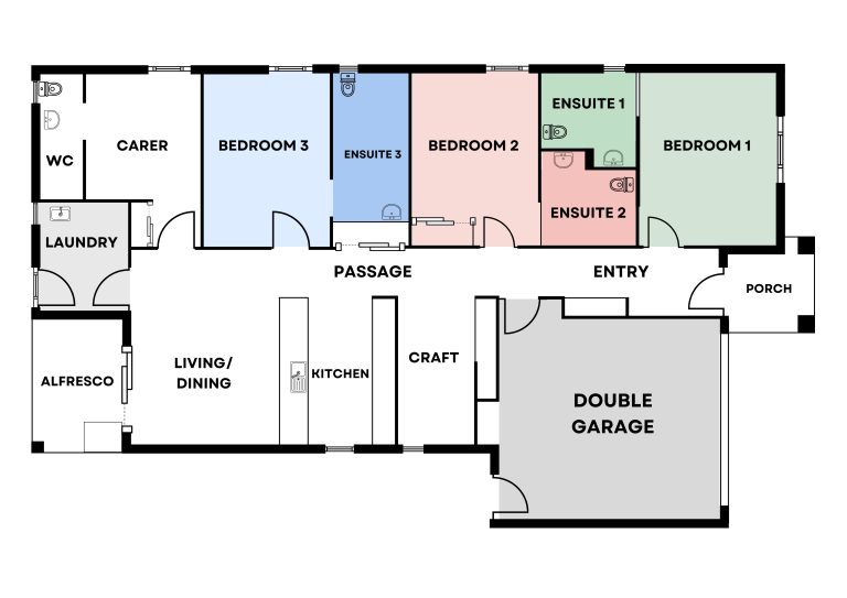 FLINT HPS - Werribee, Victoria — Floorplan 1