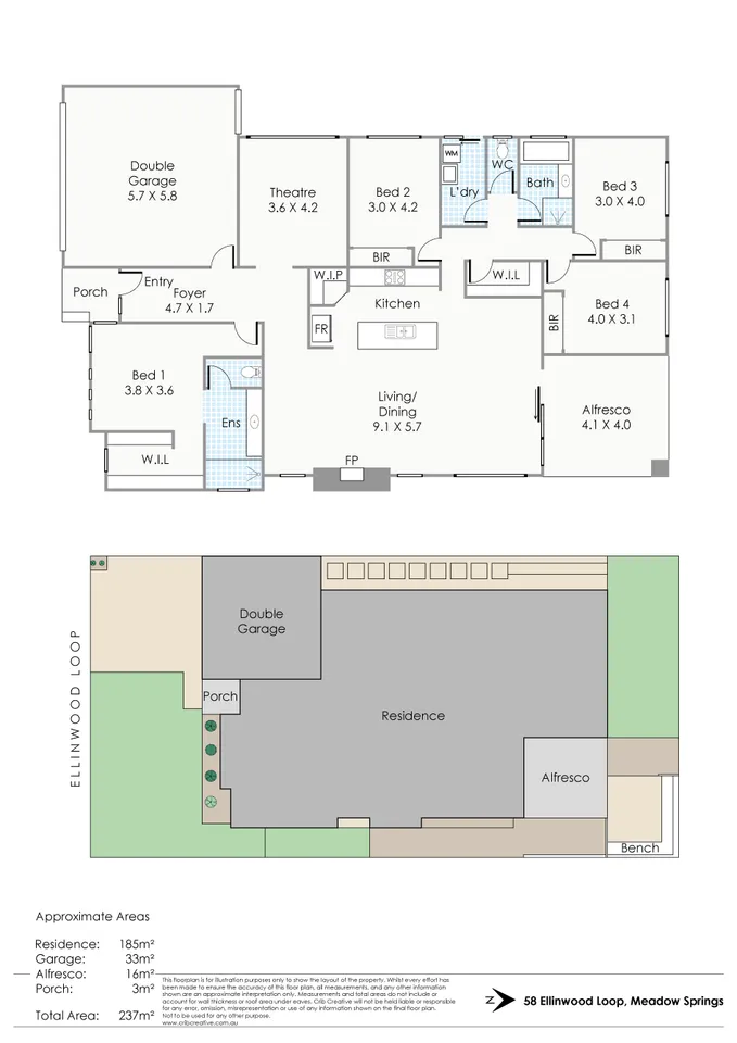 Meadow Springs — Floorplan 1