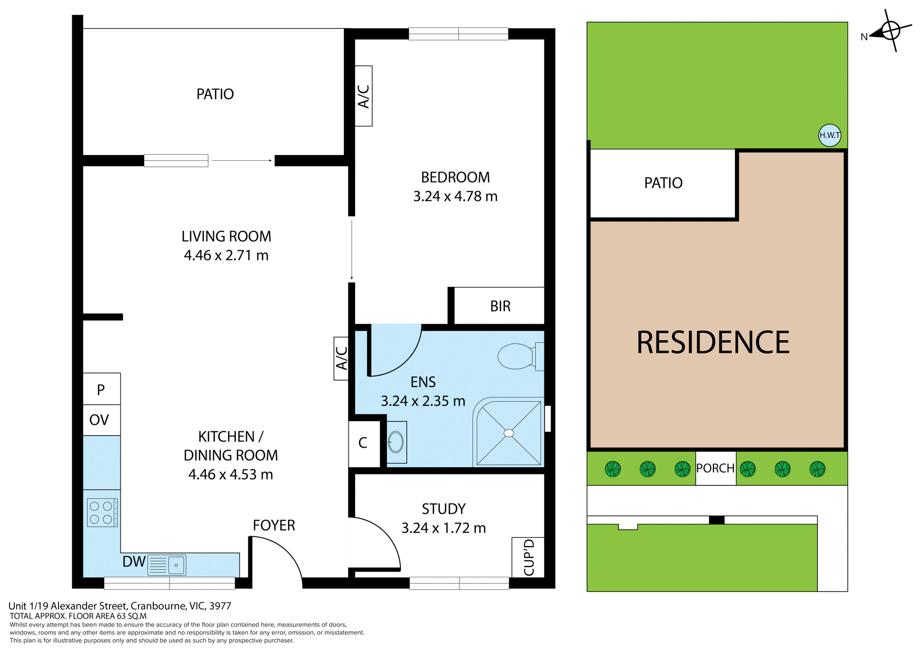 Cranbourne (Alexander Street) — Floorplan 1