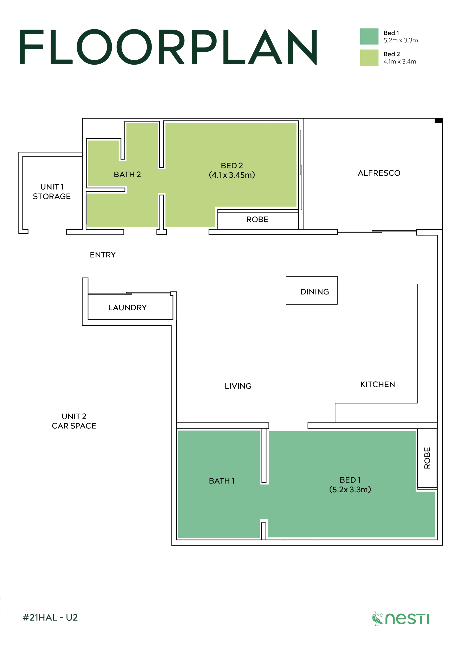 Spacious Premium Suite - Solo or Shared - Move-In Ready — Floorplan 1