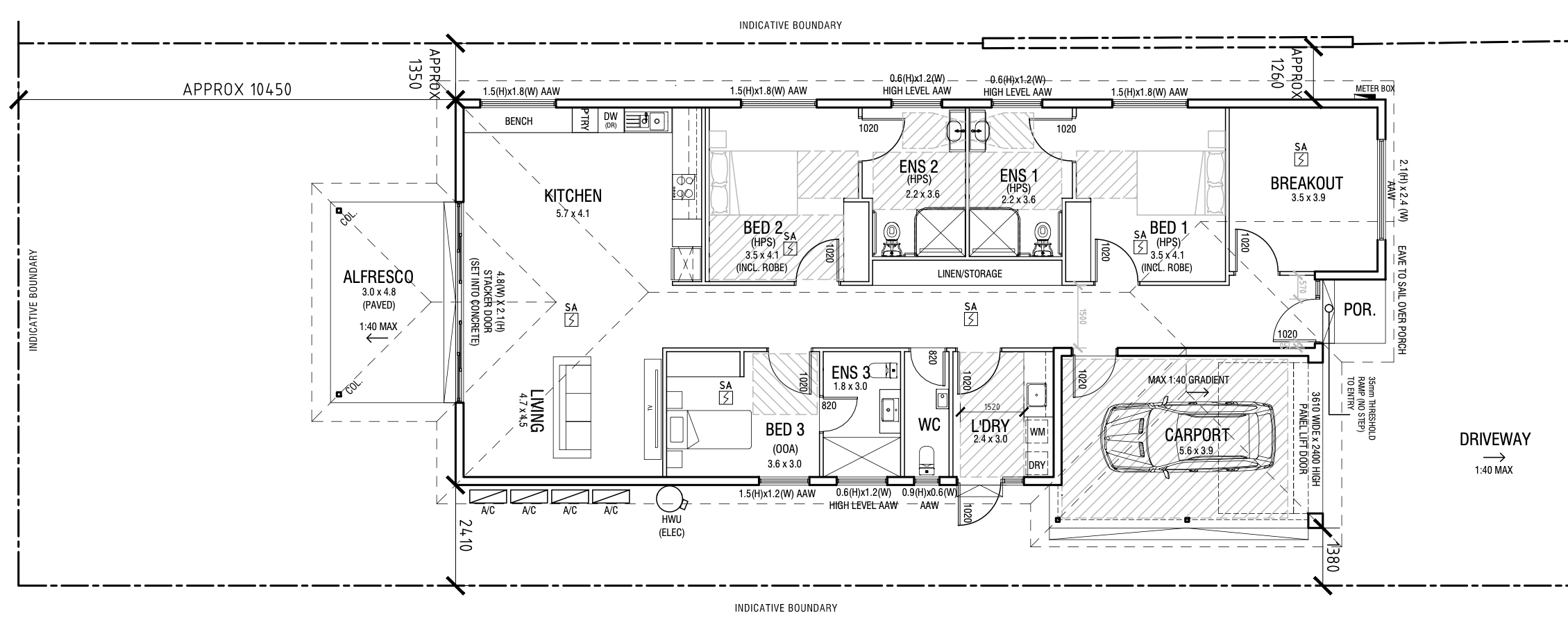 New Build SDA In Salisbury North - AVAILABLE NOW — Floorplan 1