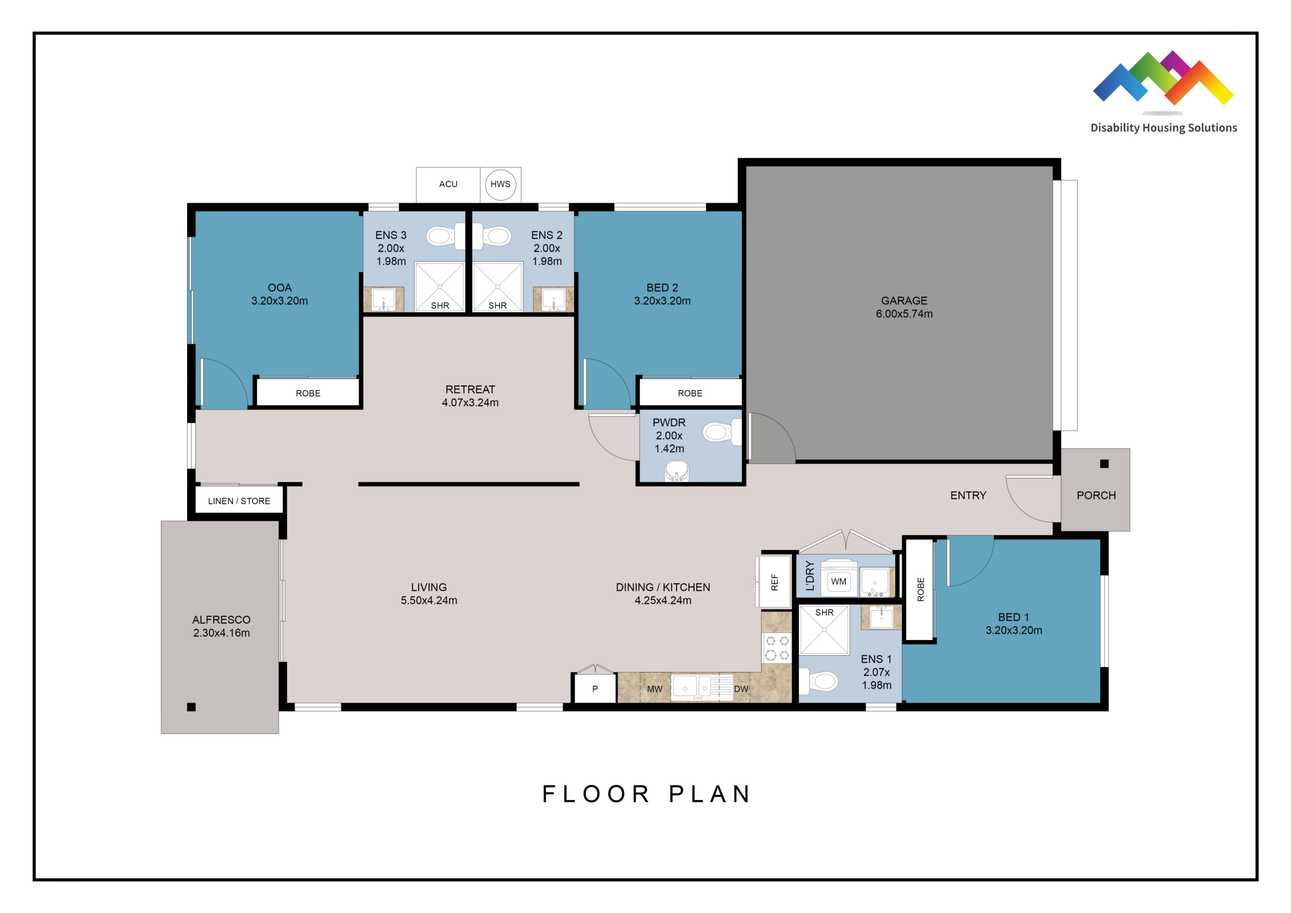CABOOLTURE QLD – IMPROVED LIVEABILITY HOUSE — Floorplan 1