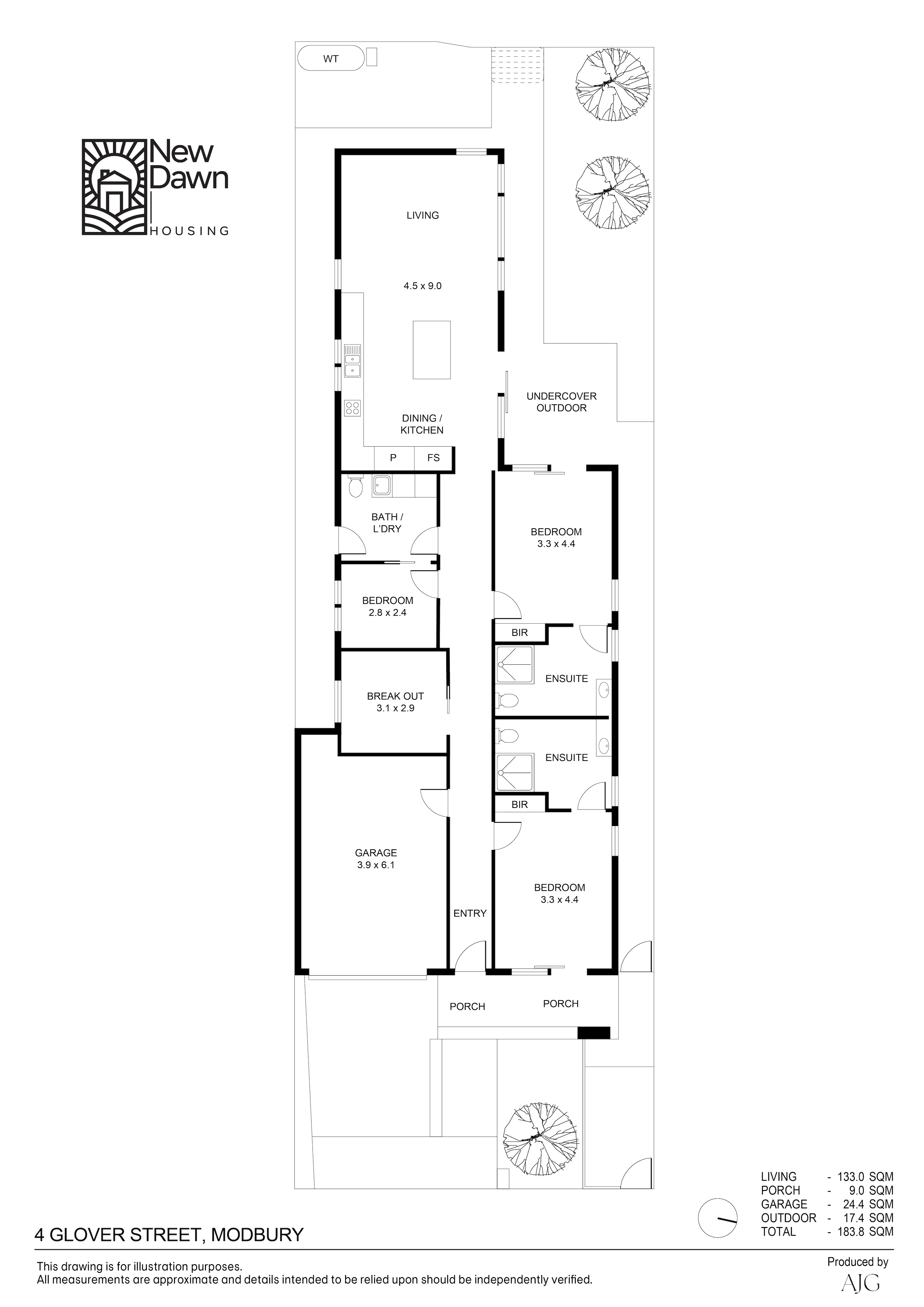 New Build SDA In Modbury - Available September 2026 — Floorplan 1