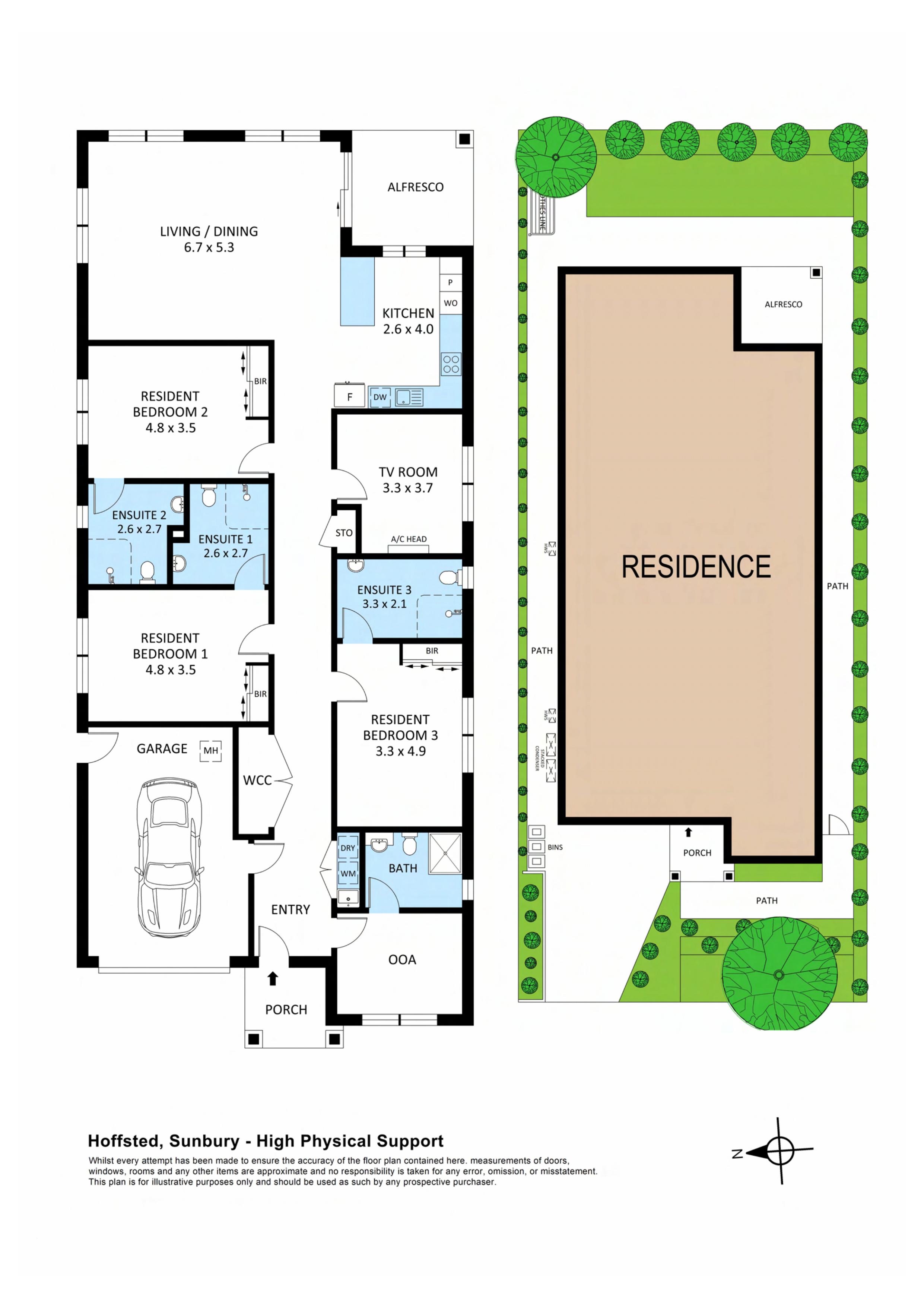 Sunbury - Brand New 3 Bedroom House. SDA, SIL & HPS — Floorplan 1