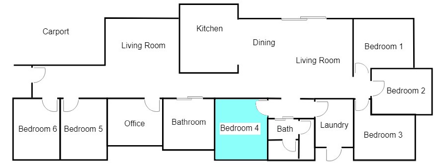 Welcoming and spacious home in Reservoir — Floorplan 1