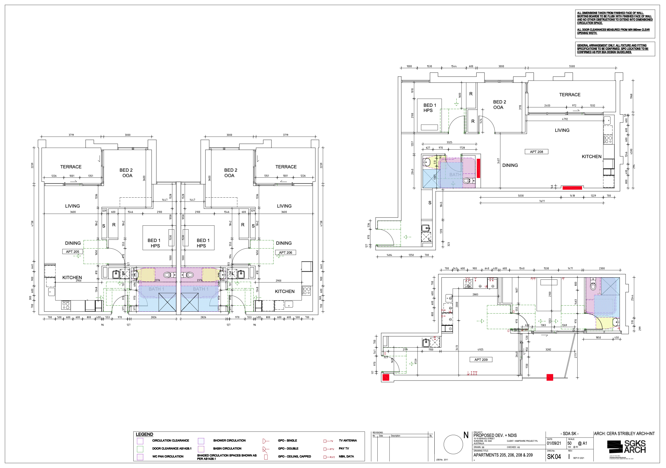 Sunshine SDA / HPS — Floorplan 1