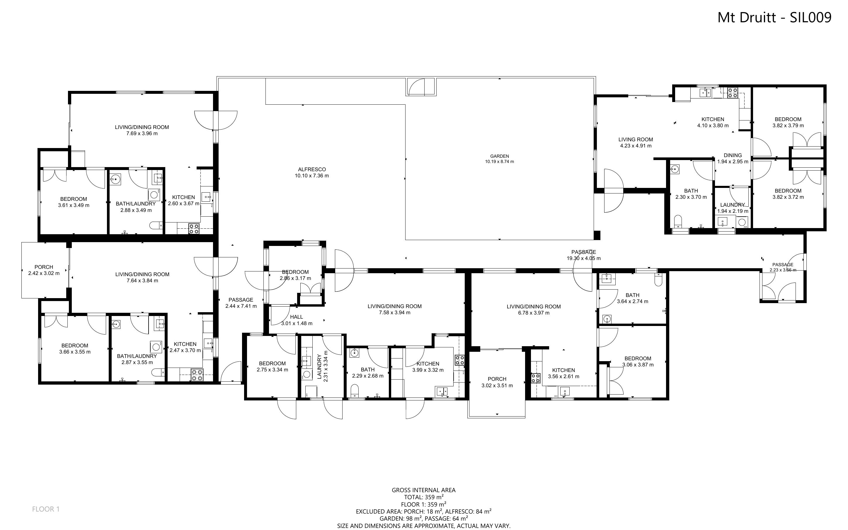 Light-filled spacious villa Mount Druitt — Floorplan 1