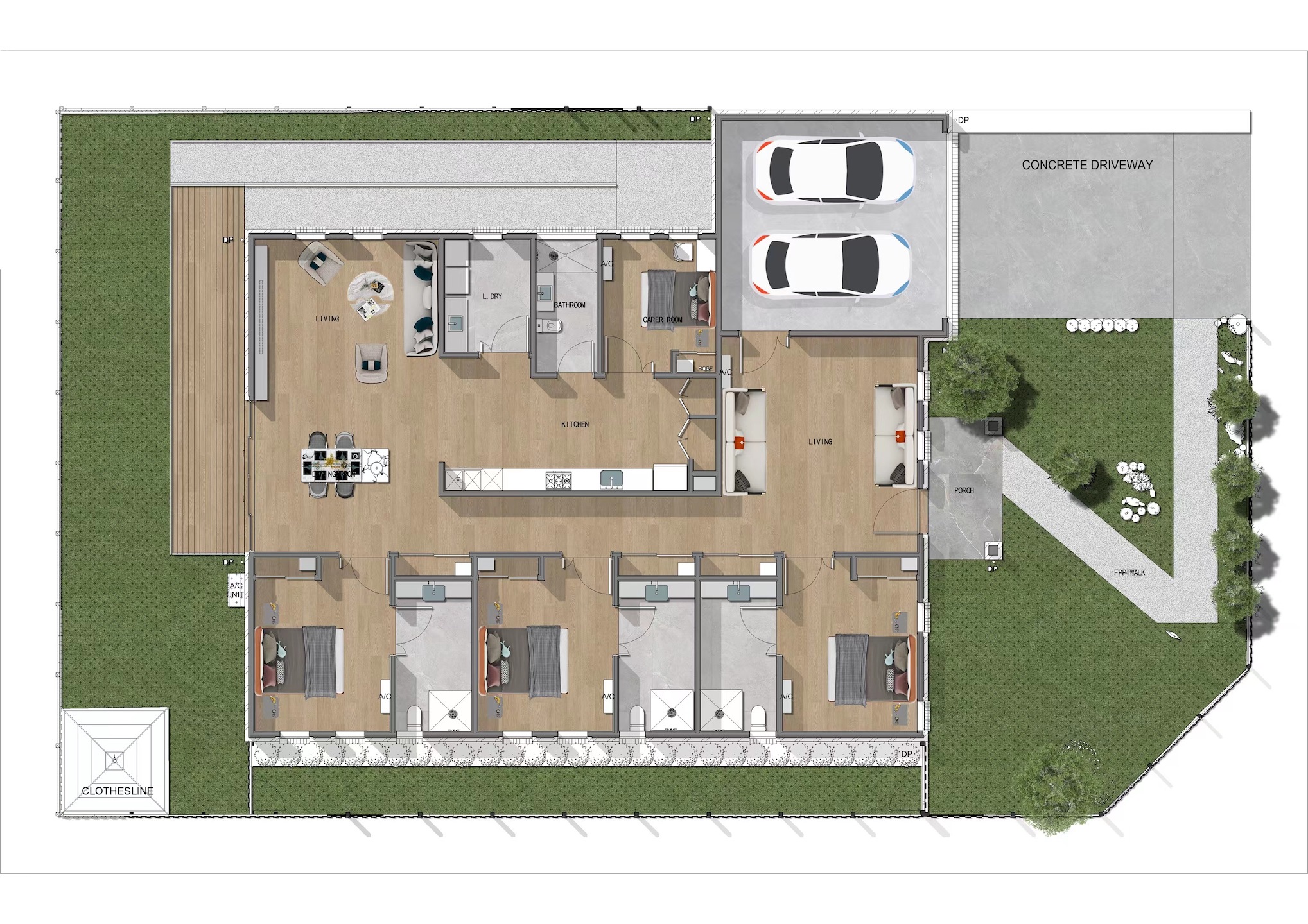 Exceptional SDA Home in Hampton Park  - Designed to Exceed Expectation — Floorplan 1
